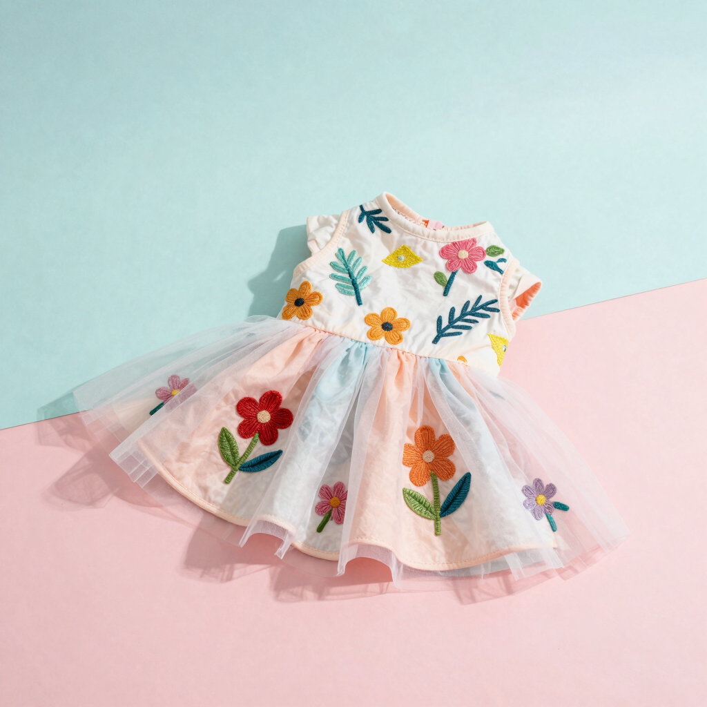 Vestido de Gala Flores de Celaya