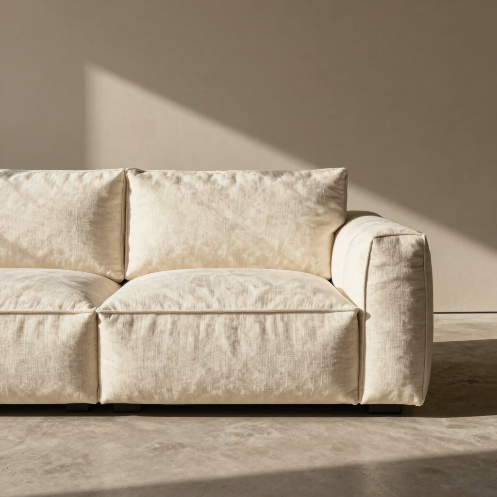 Sofá Modular de Lino Crema