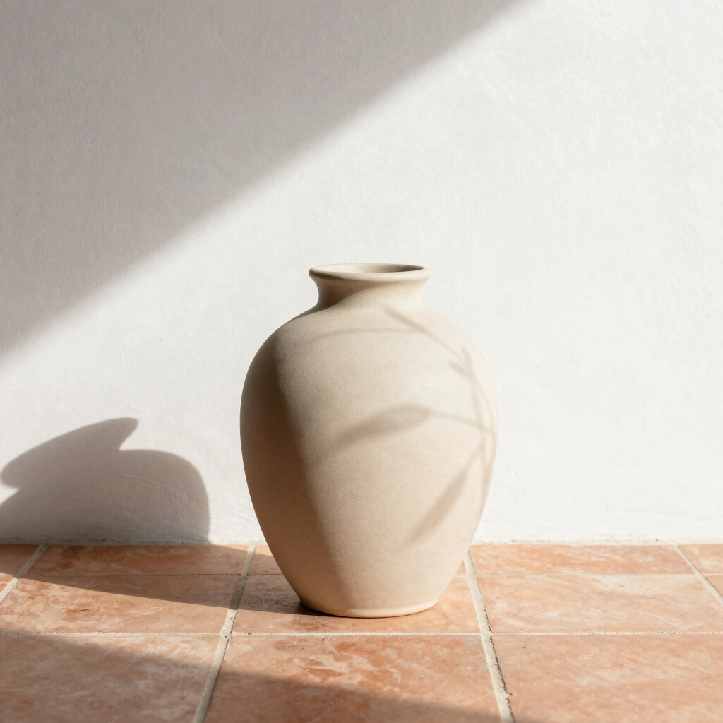 Earthy Matte Ceramic Vase