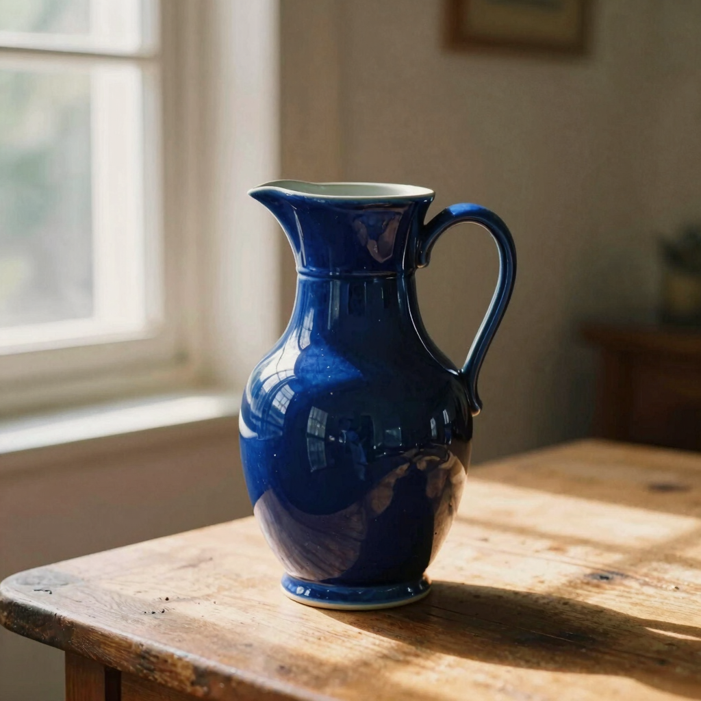 Everyday Pitcher in Cobalt Blue