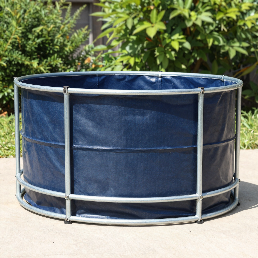 Heavy-Duty Tarpaulin Fish Tank (10,000L)
