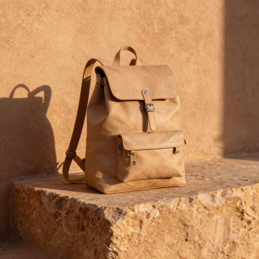 Riad Leather Backpack