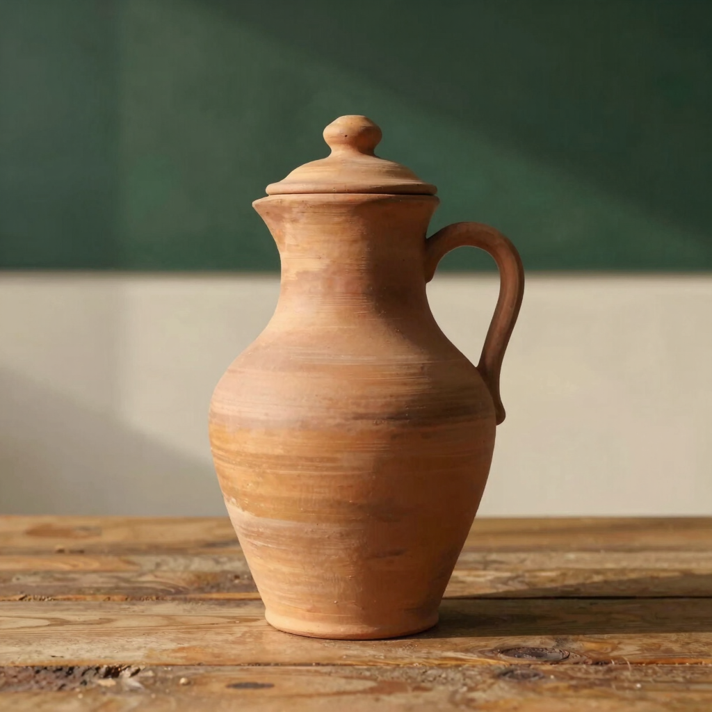 Terracotta Clay Water Jug