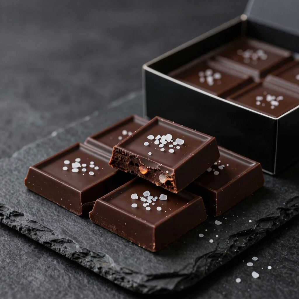 Smoked Sea Salt Dark Chocolates