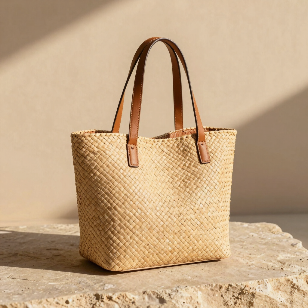 Riviera Raffia Beach Tote