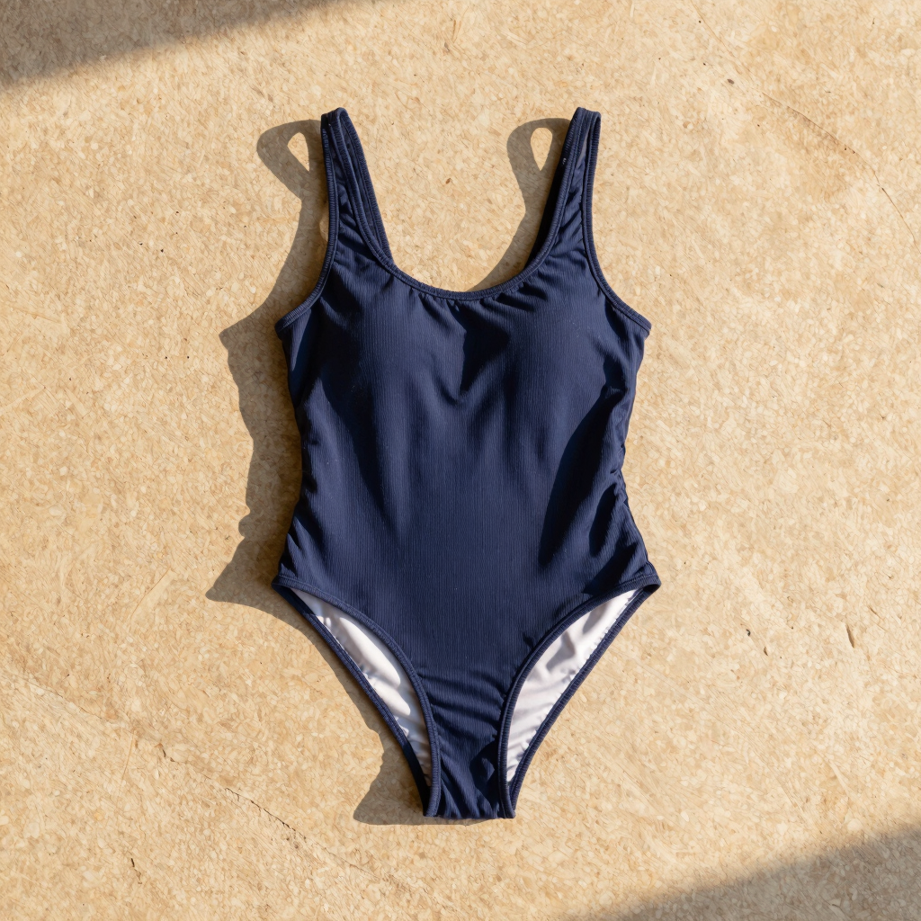 Azure Textured One-Piece