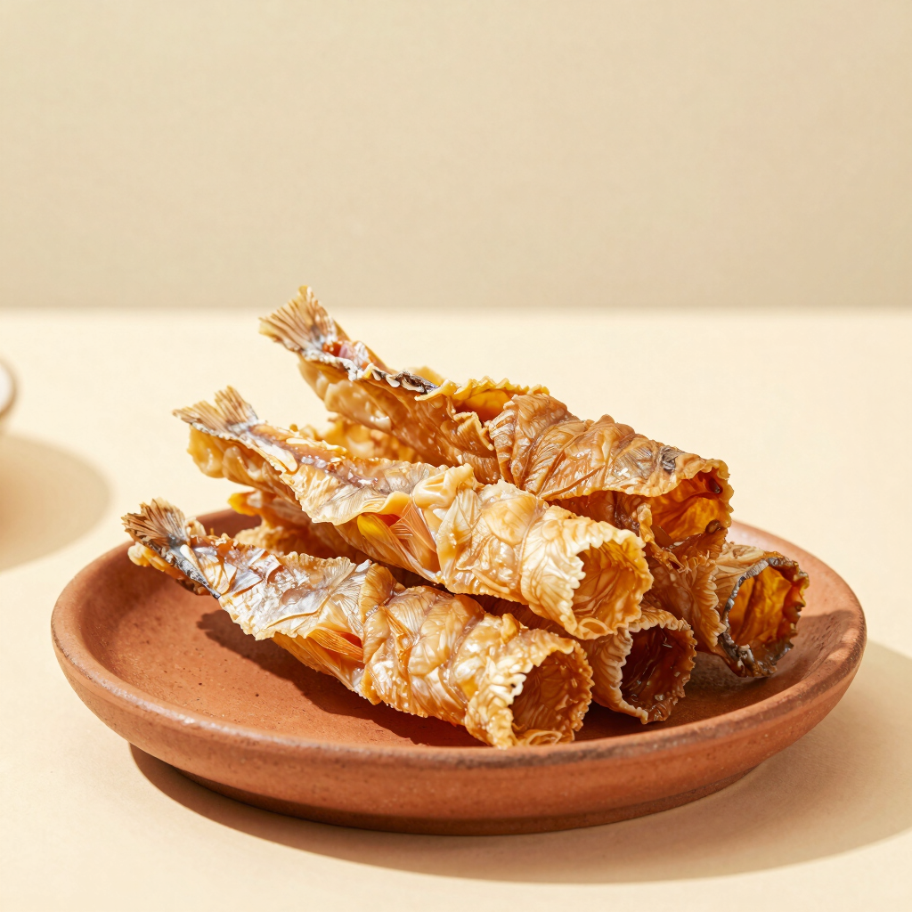 Rollitos de Piel de Pescado