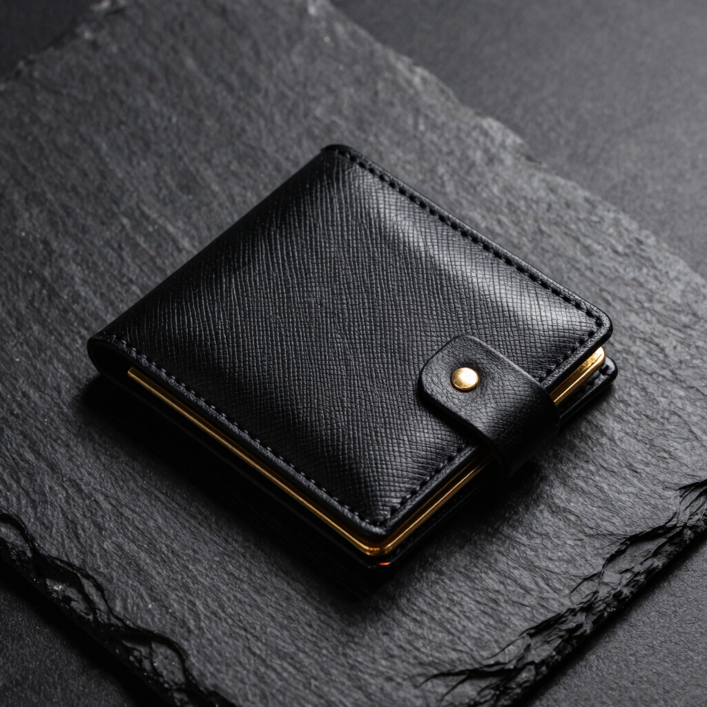 Saffiano Gold Billfold