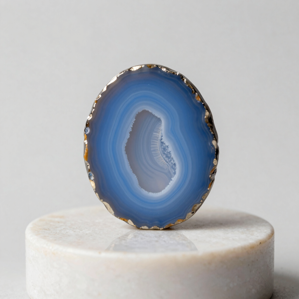 Blue Lace Agate Slice