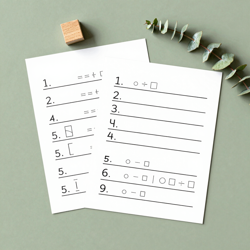 Early Math & Grid Activity Pack