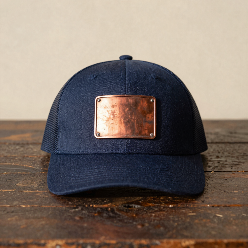 Copper Badge Snapback Cap