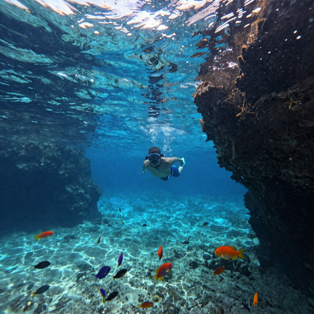 Snorkeling Guidato alla Grotta Azzurra