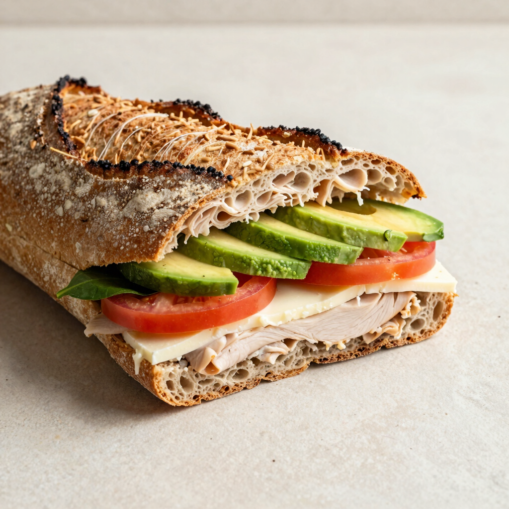 Baguette de Pavo Integral