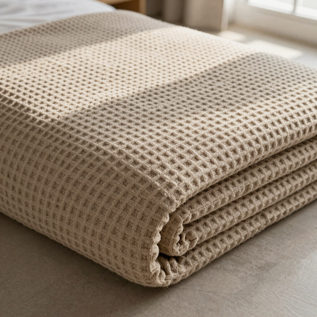 Waffle Weave Sofa Blanket