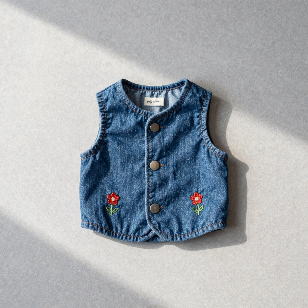 Chaleco Denim Coquetón