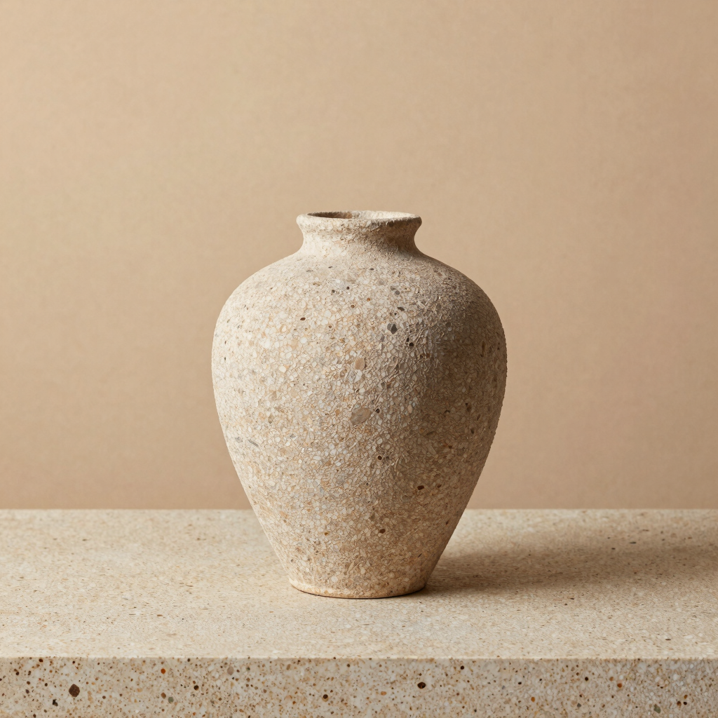 Sculptural Earth Stoneware Vase