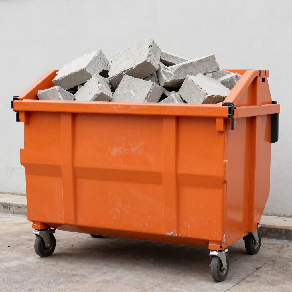 Concrete & Dirt Disposal Setup