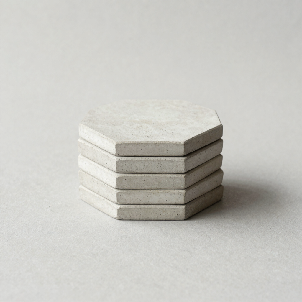 Geometric Concrete Coasters
