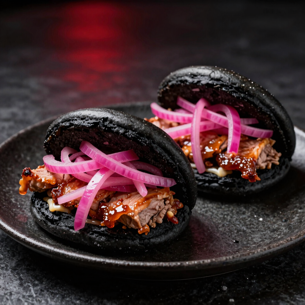 Charcoal Smoked Duck Bao