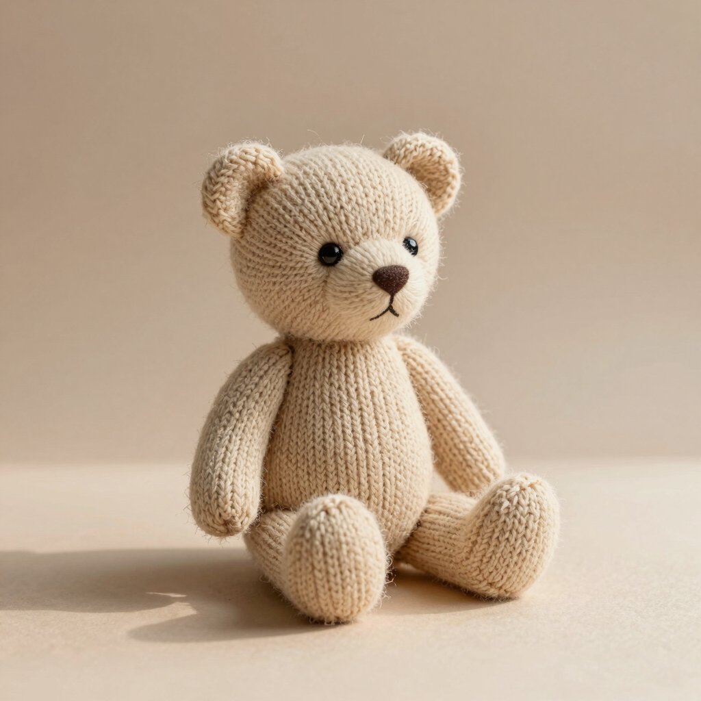 Amigurumi de Algodão Orgânico Urso