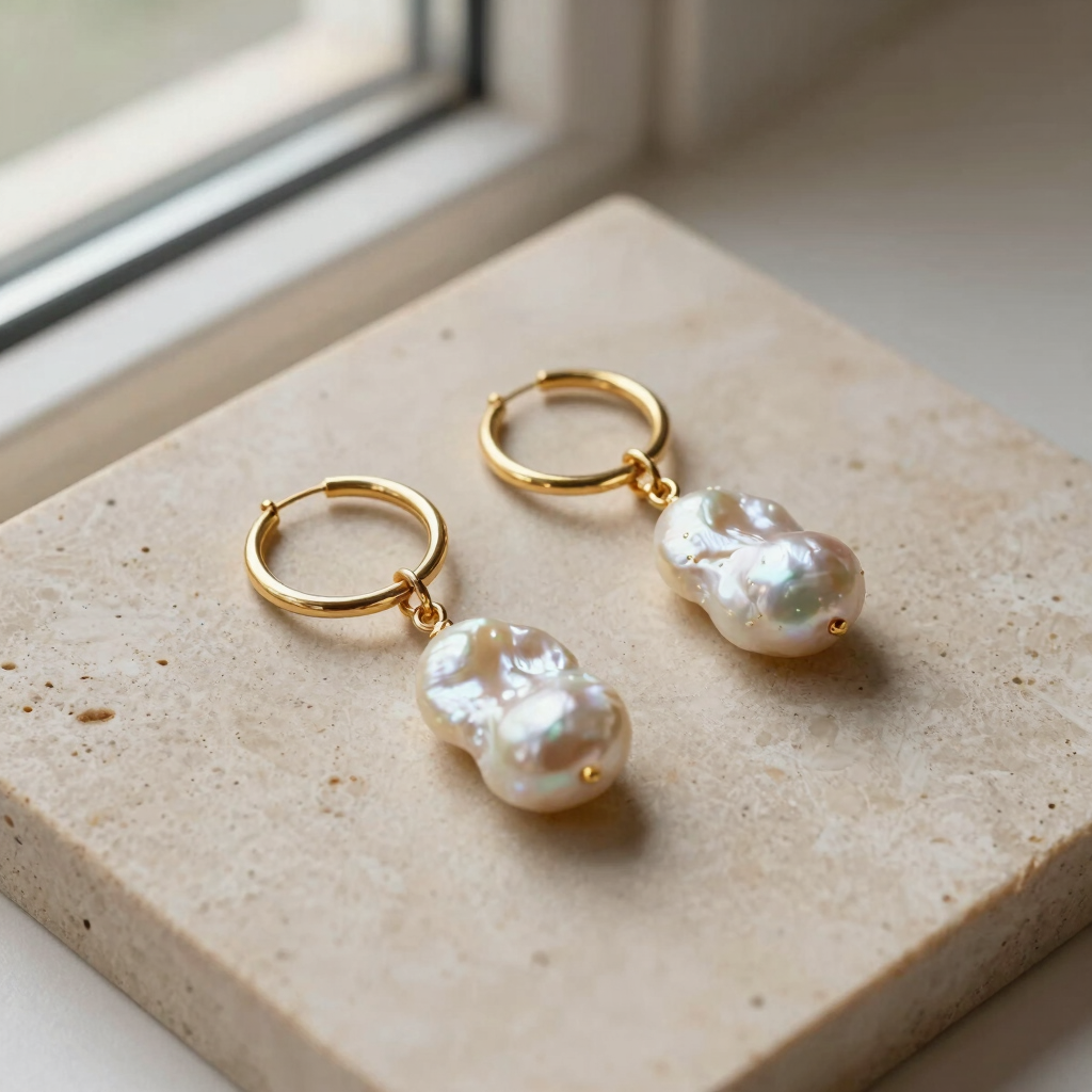 Baroque Pearl Droplets