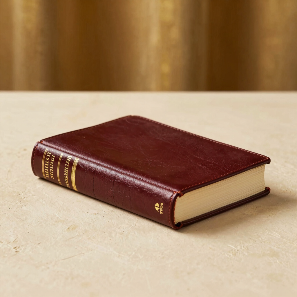 Biblia de Jerusalén en Piel Burdeos