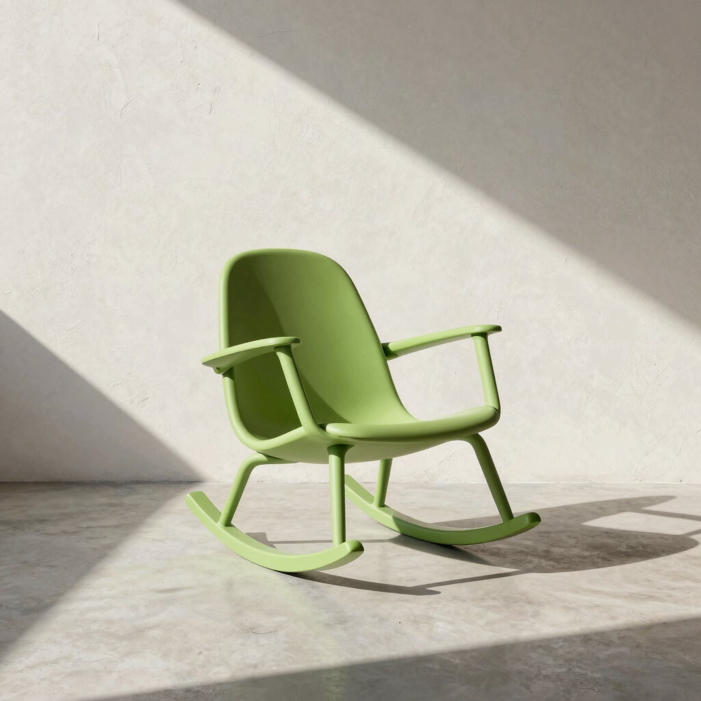 Arc Porch Rocker in Citron