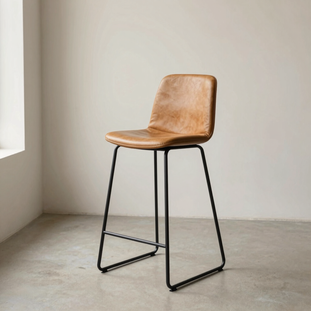 Kove Low-Back Swivel Stool