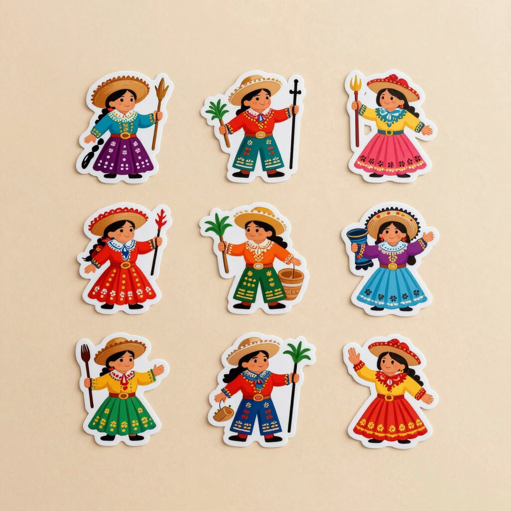 Pack Stickers México Mágico