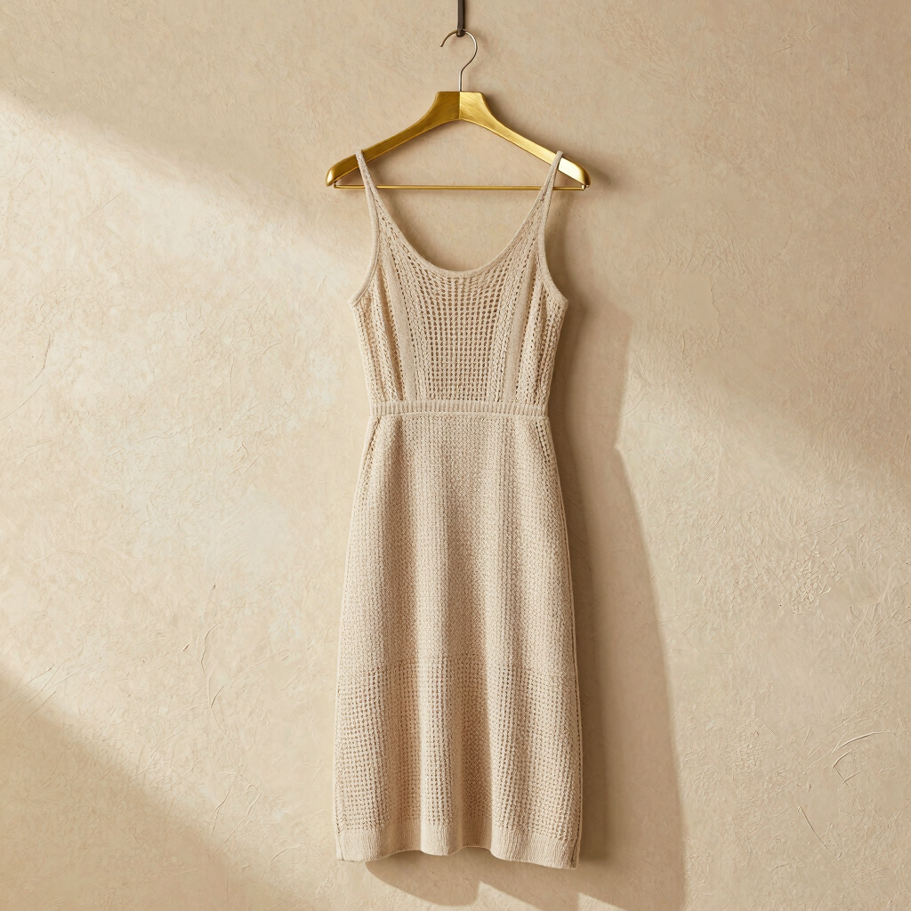 Zaria Hand-Loomed Cotton Dress