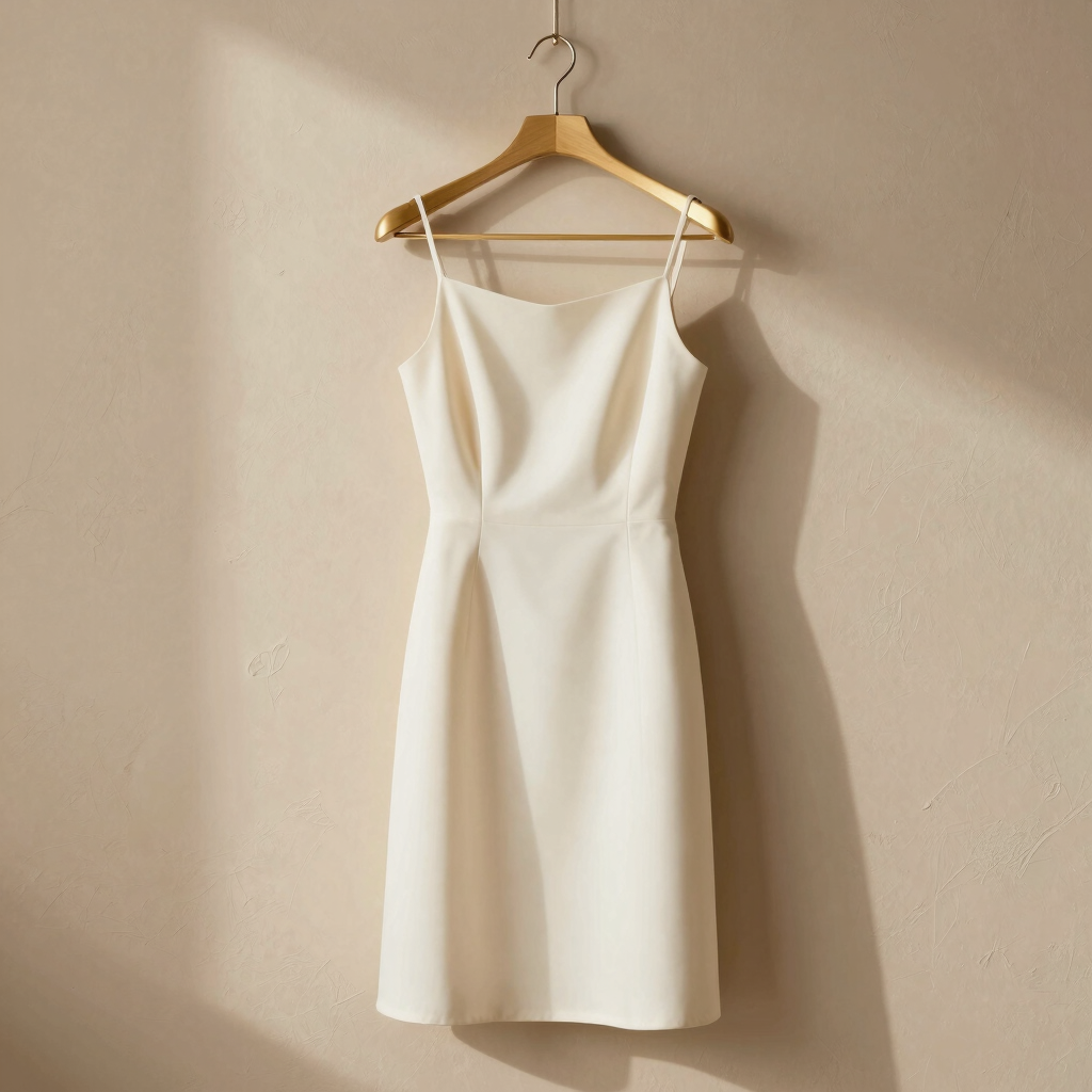 Clara Asymmetric Crepe Dress