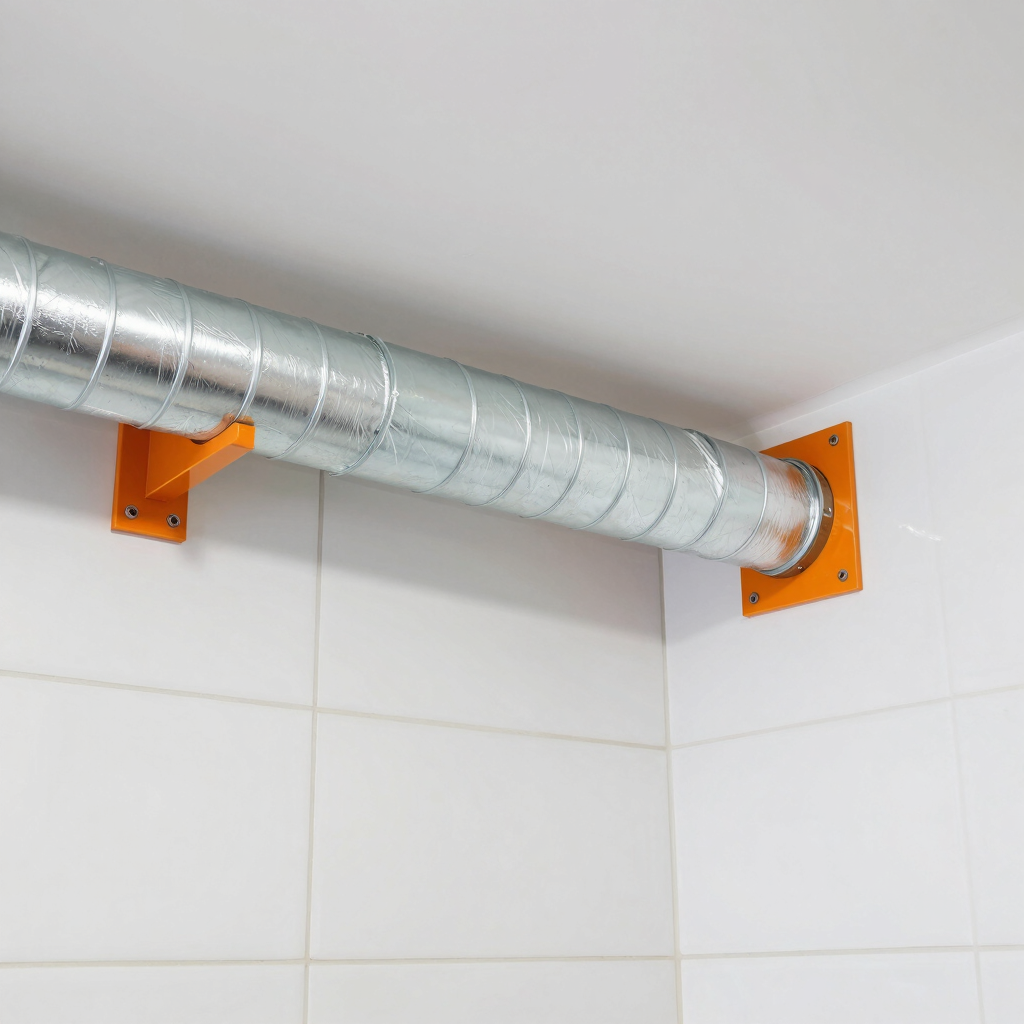 Exhaust Duct Pipe Installation