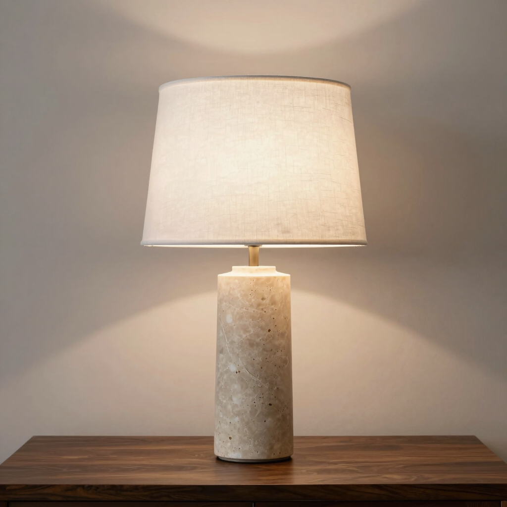 Verona Travertine Table Lamp
