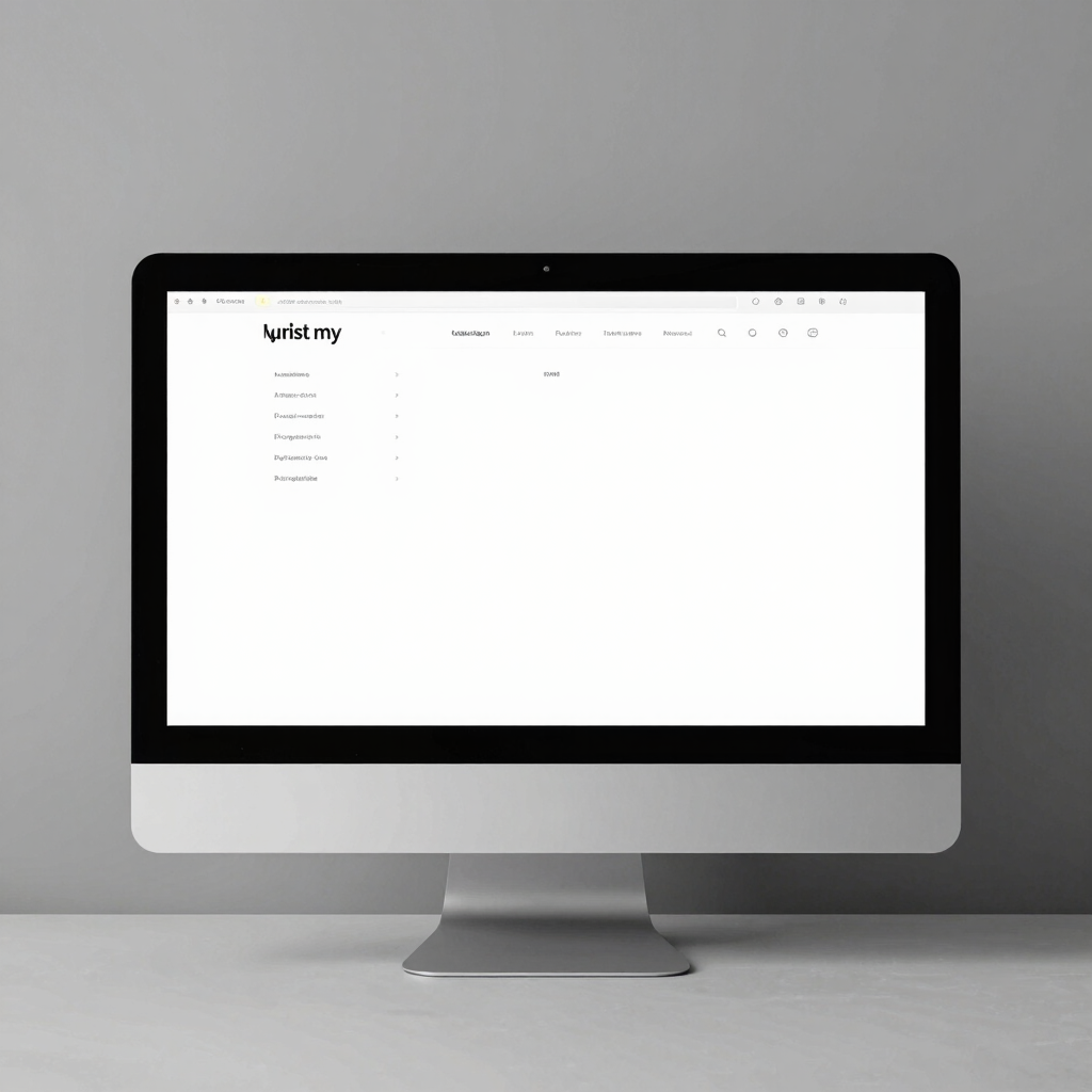 One-Page Minimalist Website Design