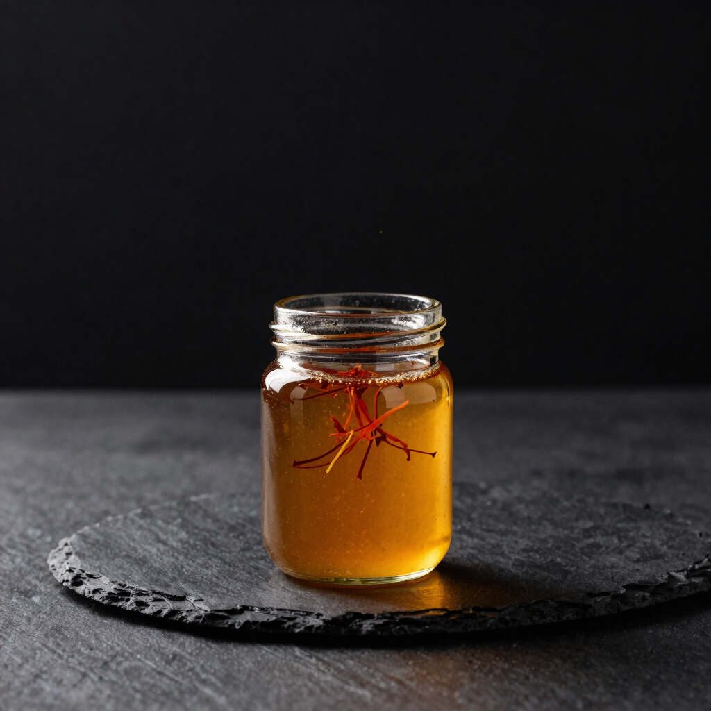 Saffron-Infused Black Forest Honey
