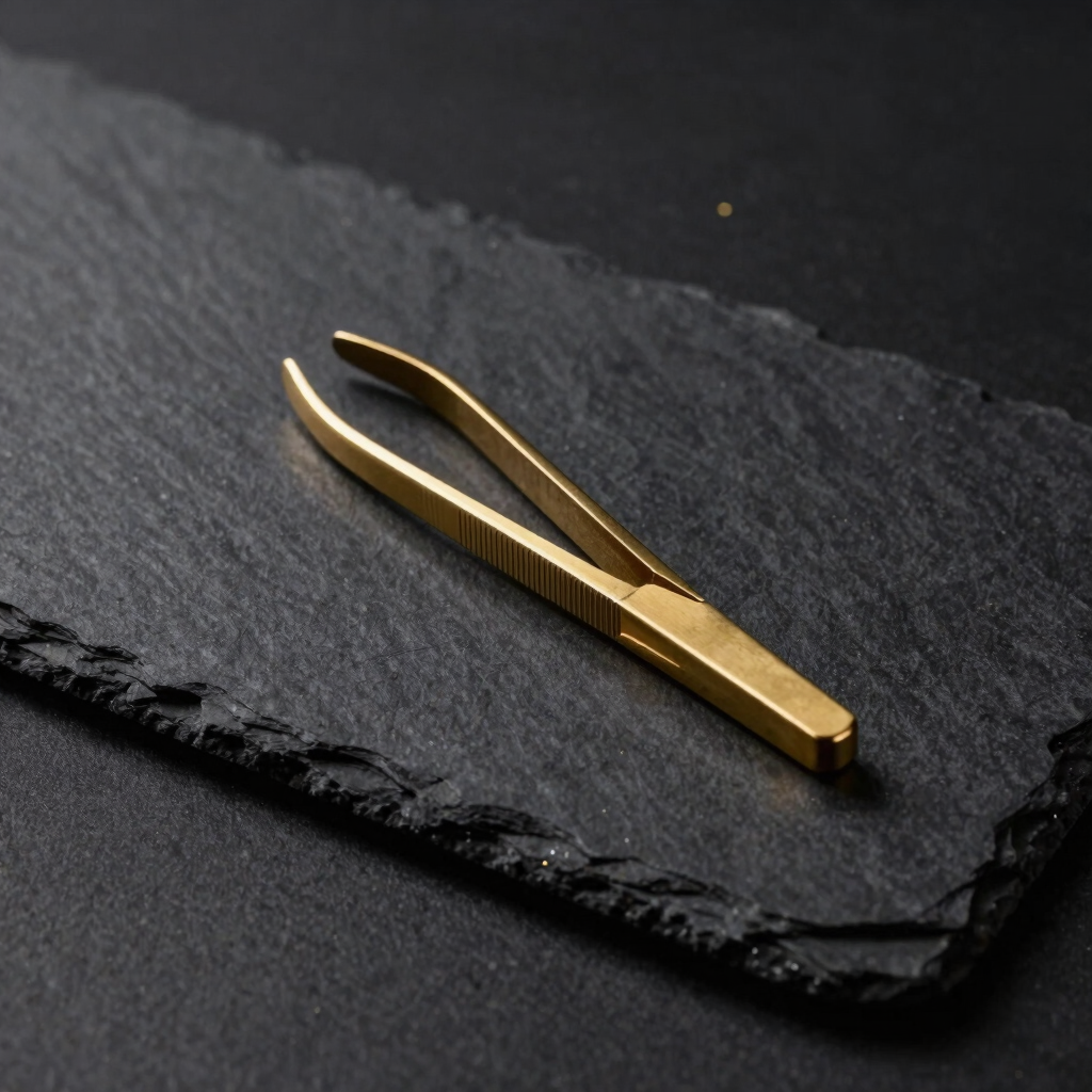 Precision Brass Saffron Tweezers