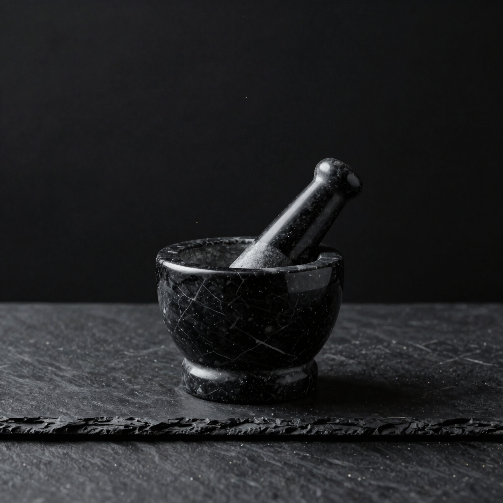 Nero Marquina Saffron Grinding Set