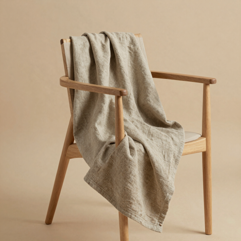 Hearth Heavy Linen Throw Blanket
