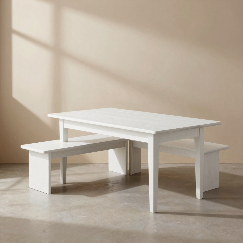 Benton White Oak Breakfast Nook