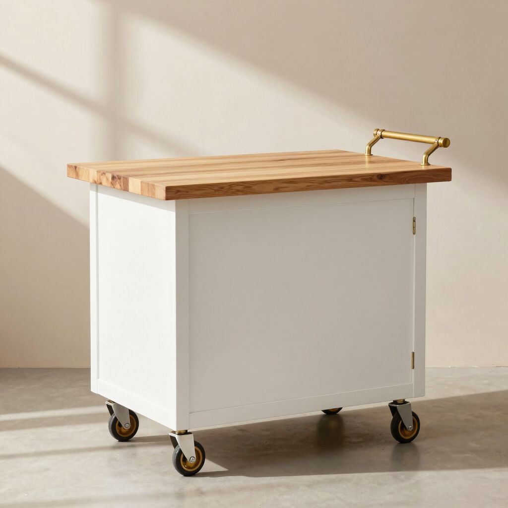 Roan Mobile Prep Cart Island