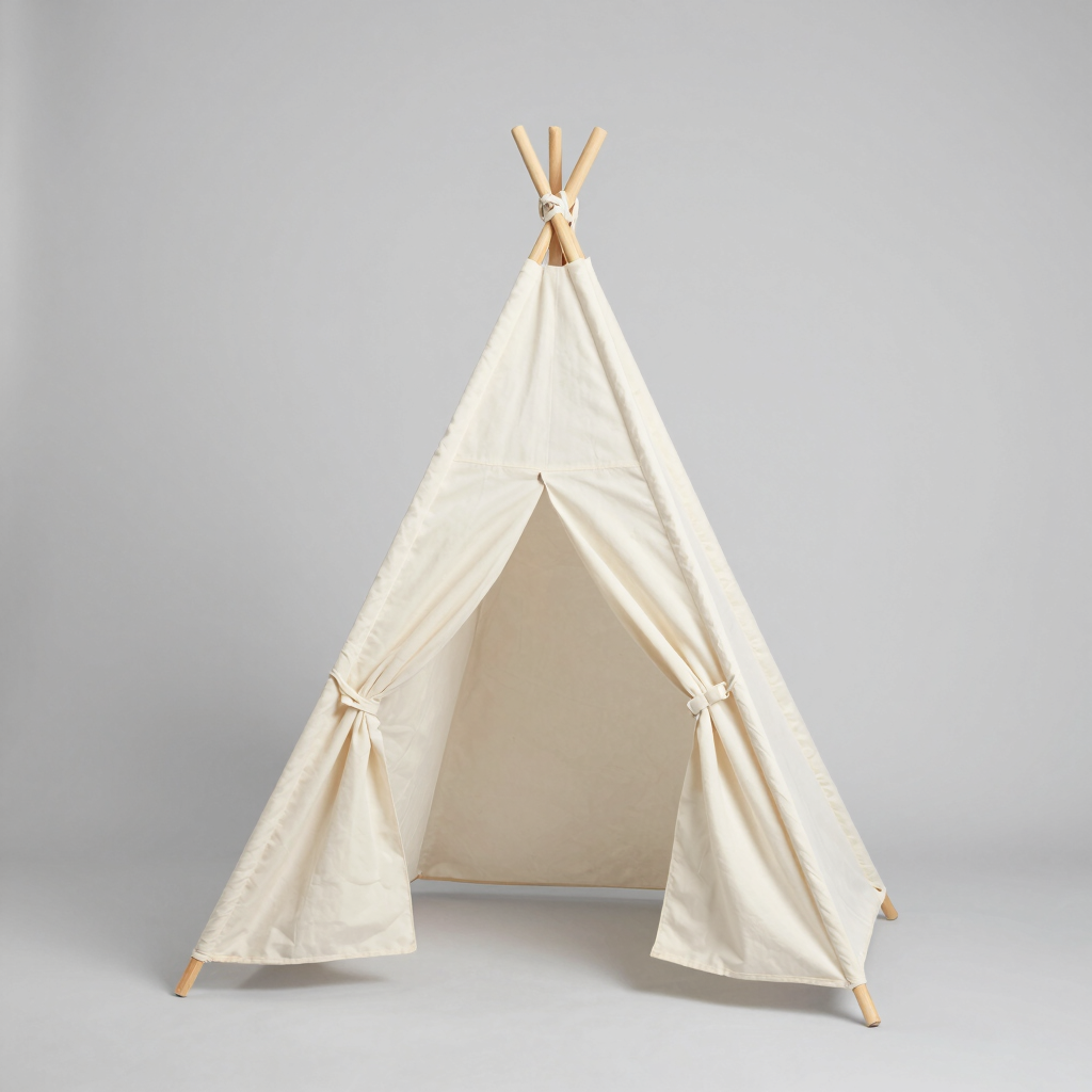 Premium Blank Canvas Teepee Tent