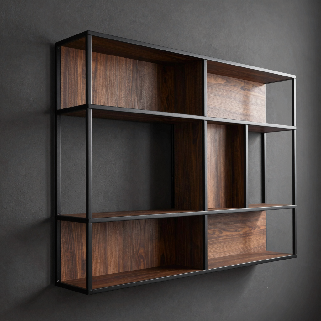 Gridlock Steel Wall Shelf Unit