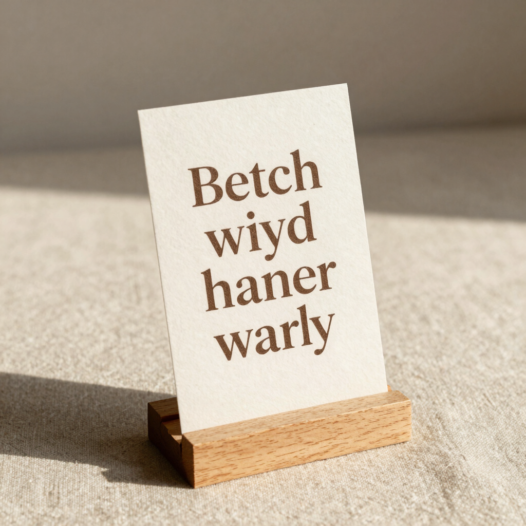 Weekly Mindfulness Desk Frame