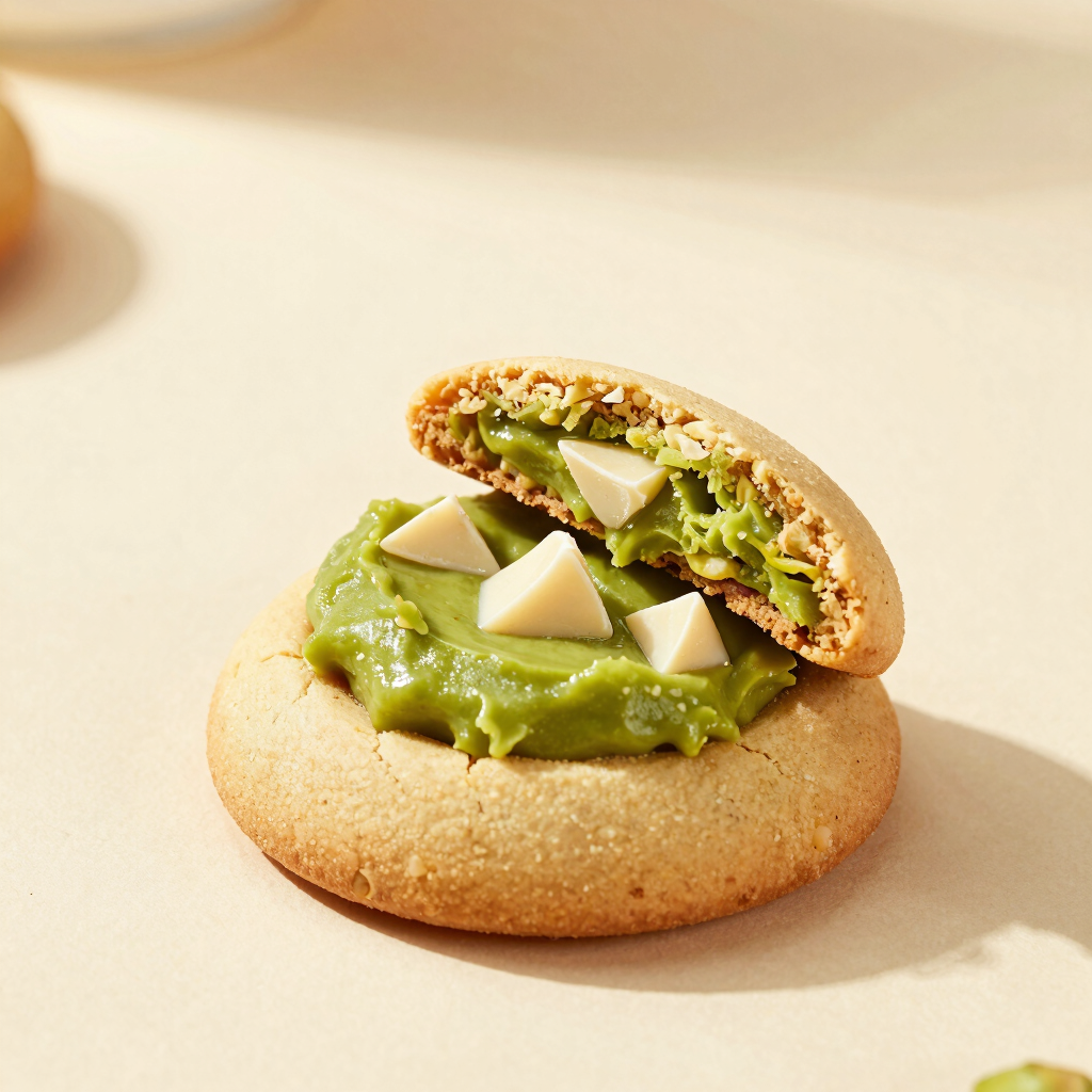 Pistache & Witte Chocolade Cookie