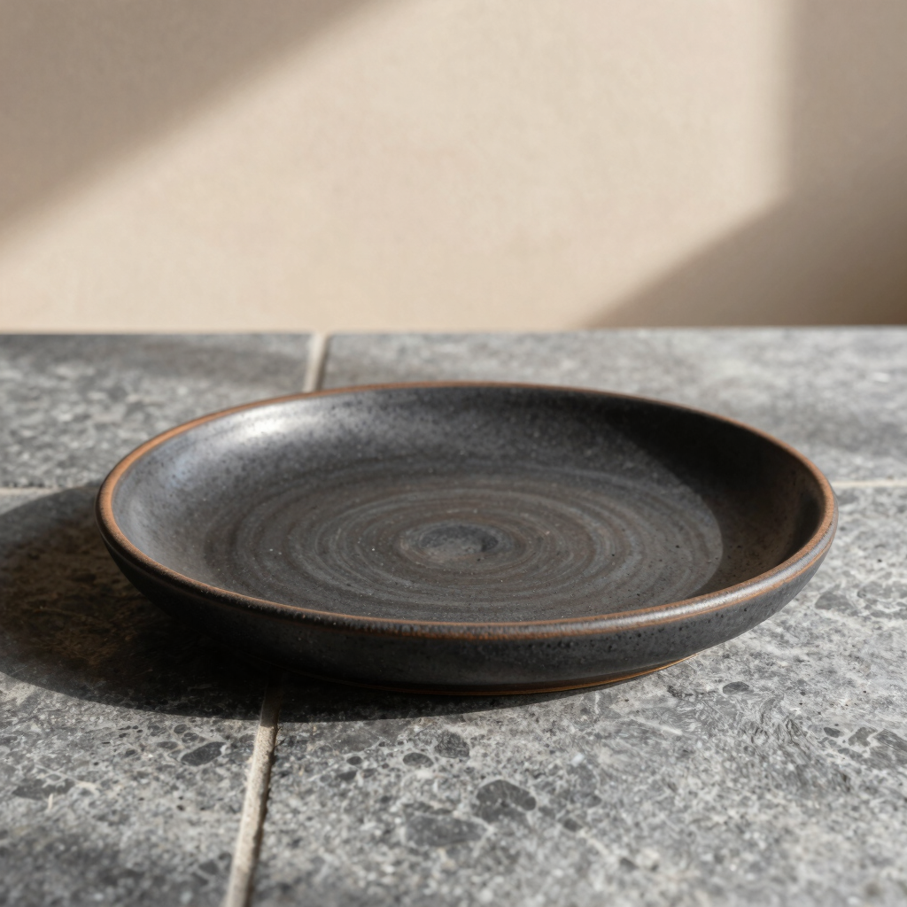 Clay and Iron Serving Platter