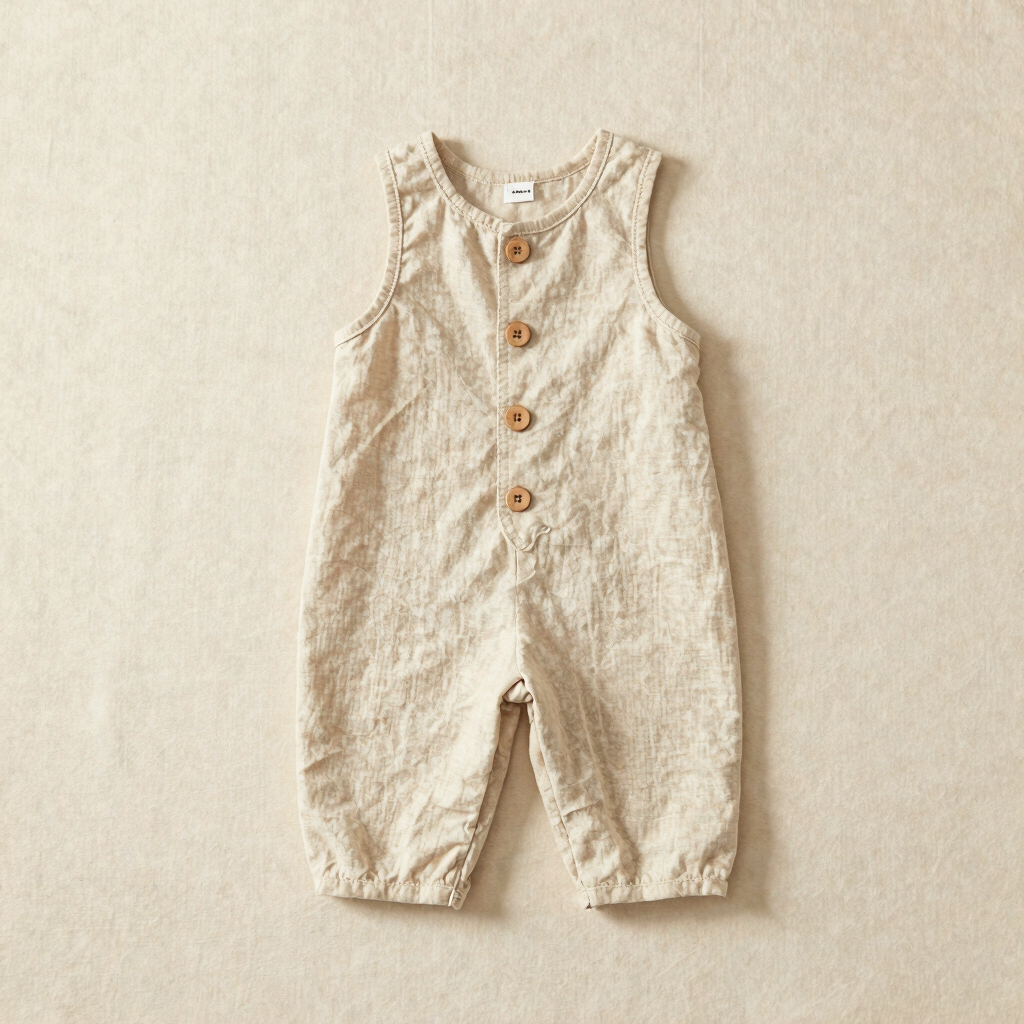 Breathable Linen Overall Set