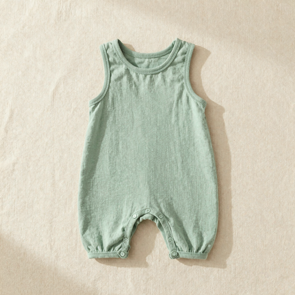 Organic Muslin Baby Romper