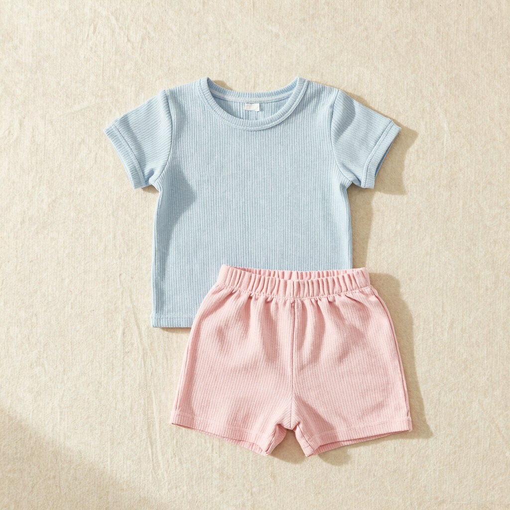 Ribbed Cotton Lounge Set