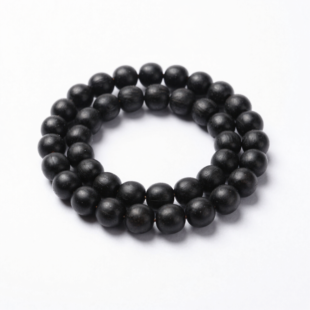 Matte Obsidian Meditation Beads