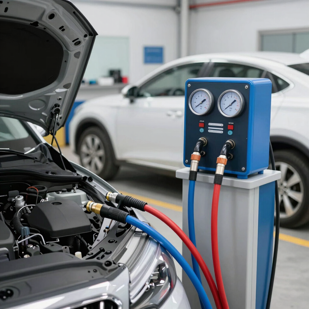Complete A/C System Recharge & Repair